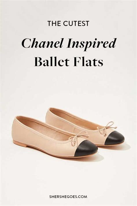 chanel look|Chanel look alike flats.